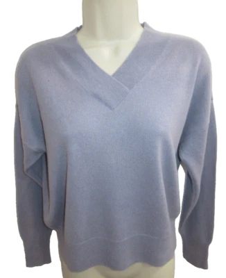 Suéter Madewell 100 % cachemir azul/púrpura cuello en V talla M Foto 1 de 3