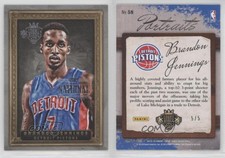 2013 Panini Court Kings Portraits 2014 National Convention /5 Brandon Jennings