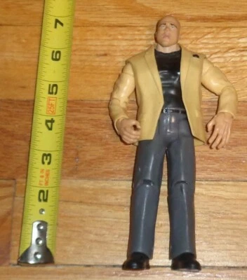 2004 WWF WWE Jakks Kurt Angle Wrestling Figure TNA Impact Tan Jacket  - Image 1 of 2