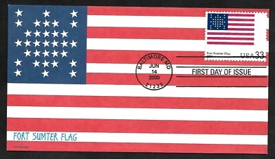 #3403o 33c Fort Sumter Flag - CompuChet FDC - Image 1 of 2