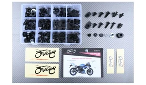 Kit viti viteria AVDB colore Nero per Carena SUZUKI GSXR GSX-R 750 2006-2007 - Foto 1 di 5