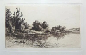 1881 Kruseman Van Elten grabado original en el artista de arte enmarañado de Houstantonic - Imagen 1 de 4
