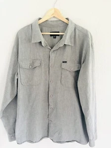 Brixton Herrenshirt Langarm Polo grau XXL - Bild 1 von 7