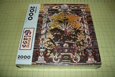 Glorious Glass Springbok Factory SEALED 2000 Piece Huge Jigsaw Puzzle PZL9407 - Image 1 of 4