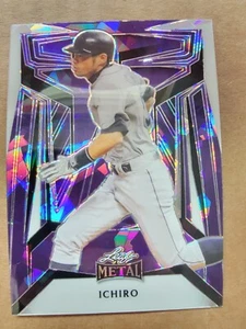 Ichiro Suzuki 2023 Leaf Metal Purple Ice Baseball Card 4/6 B-18 - Picture 1 of 10
