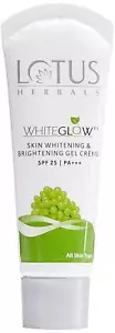 Lotus Herbals Skin Whitening and Brightening Gel Creme SPF 25 White Glow, 18g - Picture 1 of 6
