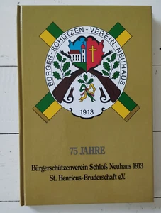75 Jahre Bürgerschützenverein Schloß Neuhaus 1913-St. Henricus Bruderschaft-1988 - Bild 1 von 1
