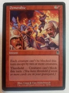Magic The Gathering Demoralize Odyssey 2001 regular común - Imagen 1 de 1