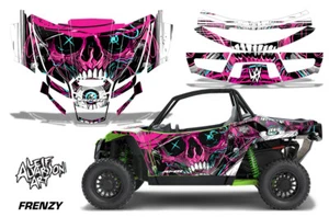 UTV Graphics Decal Sticker For Arctic Cat Textron Wildcat XX 2018+ FRENZY PINK - Foto 1 di 2