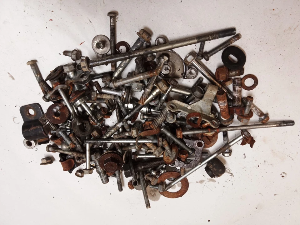 Honda XL250 Nuts & Bolts from complete disassembly motor and body Fits 1976 - Изображение 1 из 1
