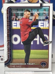 2025 TOPPS BASEBALL SERIES 2 - The Miz #FP2-2 - First Pitch - Guardians - Picture 1 of 2