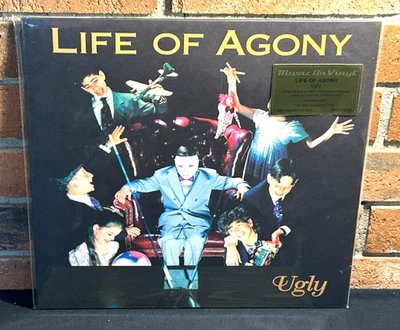 LIFE OF AGONY - Ugly, Limited 180 Gram TURQUOISE VINYL LP Foil #'d New & Sealed! — 第 1/4 张图片