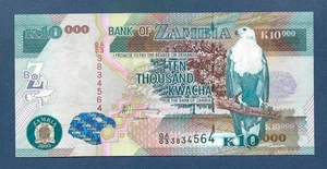 (DN) Zambia 10000 Kwacha 2003 P-46a UNC - Picture 1 of 2