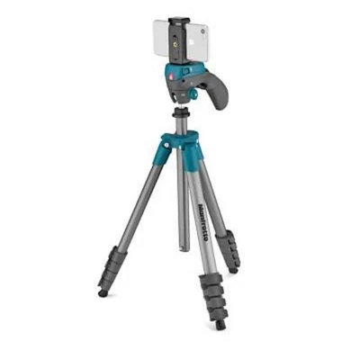 Manfrotto Compact Action Tripod – Smart Blue (MKSCompactACNBL) - Image 1 of 3