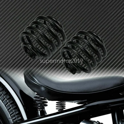 Black 2'' Solo Seat Spring Bracket Mount Fit For Harley Honda Kawasaki Yamaha - Image 1 of 4