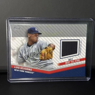 2020 Topps Update Series - Luis Severino All Star Stitches 2017 #ASSC-LS (MEM) - Image 1 of 4