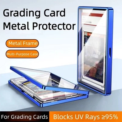 Aluminium Frame PSA/CGC Graded Cards Protector Magnetic Case Card Display