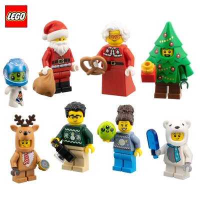 LEGO Minifiguras Santa Señora Claus Árbol de Navidad Disfraz Niño - Nuevo - Desde 60475 Foto 1 de 2