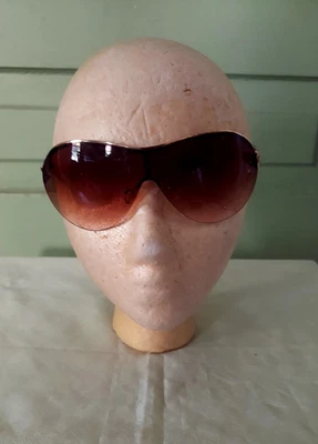 Jessica Simpson безрамочный щит авиатор солнцезащитные очки розовое золото J5262 RGLD с чехлом - Изображение 1 из 4