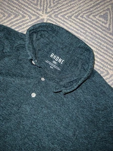 Rhone WFH Pocket Polo Shirt - Green - Medium - Picture 1 of 4