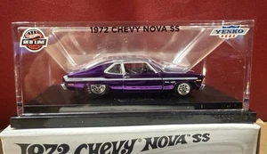 Chevy Nova SS 1972 púrpura exclusivo Hot Wheels RLC nuevo - Imagen 1 de 9