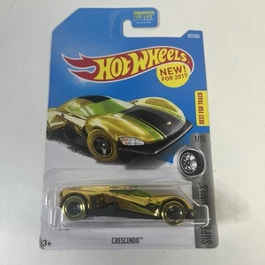 Coche Hot Wheels Super Chromes 1/10 Crescendo Oro Amarillo Cromo Diecast 322/365 - Imagen 1 de 8