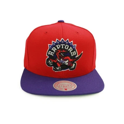 Mitchell & Ness Red/Purple NBA Toronto Raptors HWC Core Basic Snapback - OSFA - Image 1 of 4
