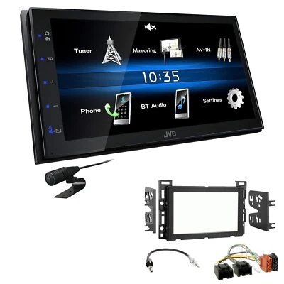 JVC 2 DIN Digital Autoradio Bluetooth USB für Chevrolet HHR 2006-2010 schwarz - Bild 1 von 4