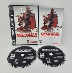 Metal Gear Solid Long Box PS1 (PlayStation, 1998) Complete CIB Tested Working - Picture 1 of 11