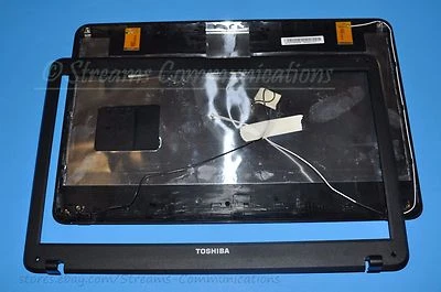 Cubierta Trasera Portátil TOSHIBA Satellite C655 C655D-S5085 15.6 + Bisel LCD + Antena Foto 1 de 4