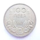 BULGARIE 100 leva 1937 argent