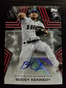 Topps Buddy Kennedy 2023 negro novato automático/199 #BSA-BKE Diamondbacks - Imagen 1 de 2