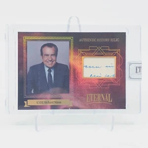 RICHARD NIXON Auto 2024 Eternal Cuts World Authentic History Relic /25 🔥 - Picture 1 of 2