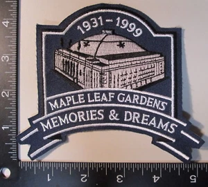 Toronto Maple Leaf Leafs Gardens Memories and Dreams Final Season Patch 1999 - Picture 1 of 1