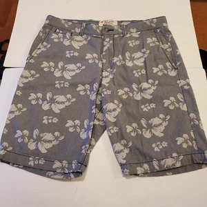 Original Penguin Shorts Floral Blue White Mens W32 32" Great Condition - Picture 1 of 24