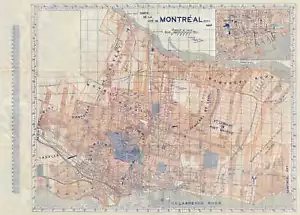 1939 Furse Mappa o Piano della Città di Montreal, Quebec, Canada - Foto 1 di 1