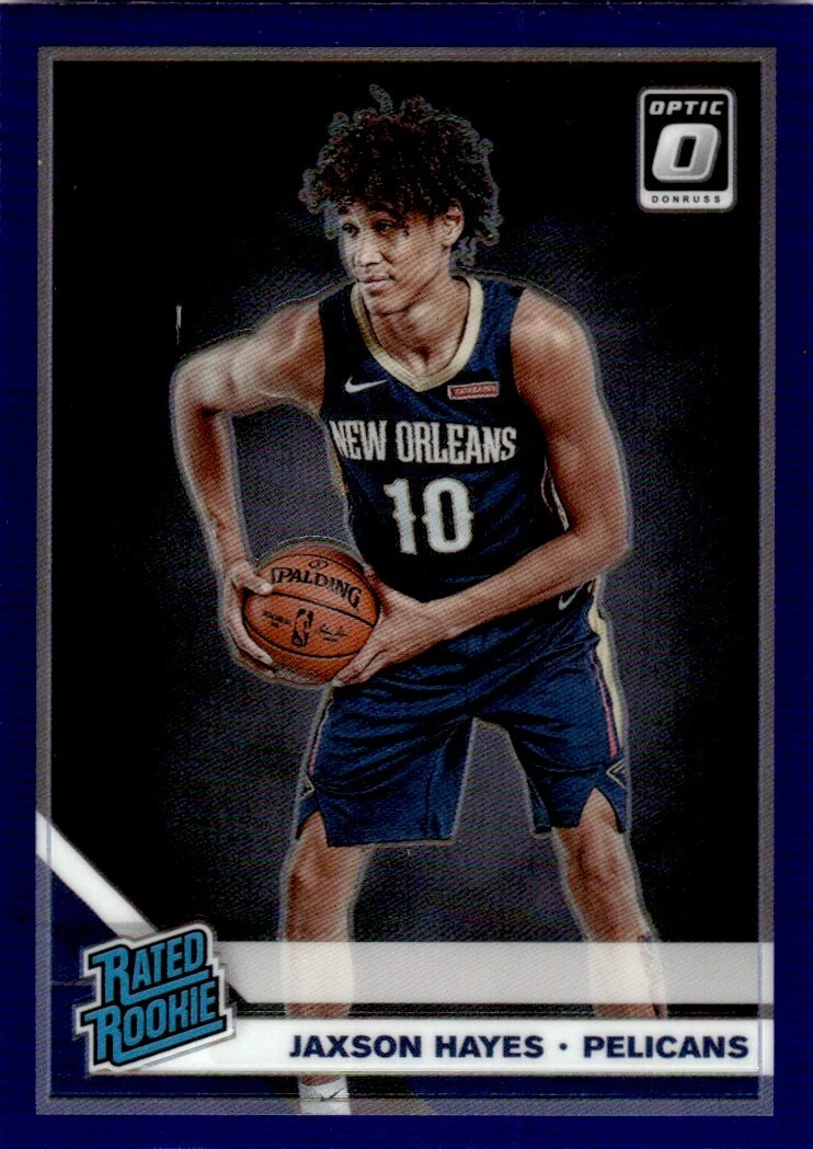 2019-20 Donruss Optic Purple Jaxson Hayes RC New Orleans Pelicans #190