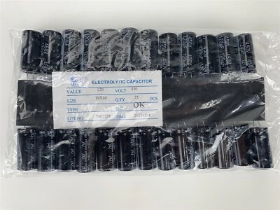 Hongda Radial Electrolytic Capacitor 120uf 450V 19x40mm (Pack of 25)