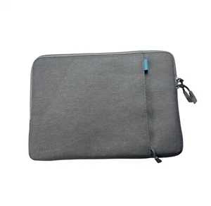 Tomtoc 13-Inch Laptop Sleeve Case With Plush Interior & Zippered Pocket Gray - Photo 1/6