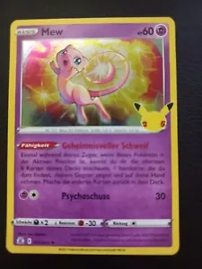 Pokemon Karte Mew 11/25 Celebration Deutsch Holo - Bild 1 von 1