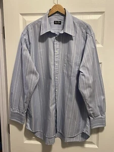 Herren Vintage Gitman Bros hellblau gestreiftes Hemd 16,5 Top Zustand! - Bild 1 von 7
