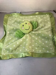 Russ DIBBLES Green Frog Baby Security Blanket Lovey Lovie 12” 014 - Picture 1 of 6