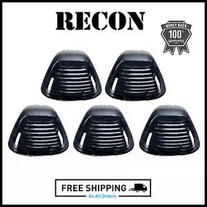 Recon 5 Piece Cab Lights Xenon Bulbs Smoked Lens Fits 99-16 Ford F250 Super Duty - Picture 1 of 8