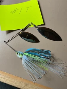 3/8 King-Spin Custom Spinnerbaits Color, Sexy Blue Shad - Picture 1 of 4