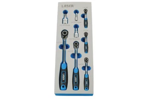 Laser Tools Micro Head Ratchet Set 1/4"d, 3/8"D, 1/2"D 8pc 7548 - Photo 1 sur 1