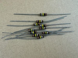 Lot of 10 NOS IRC 100k ohm 10% 1/2 watt 1/2W Carbon Comp Resistors TEST GOOD (Qt - Picture 1 of 5