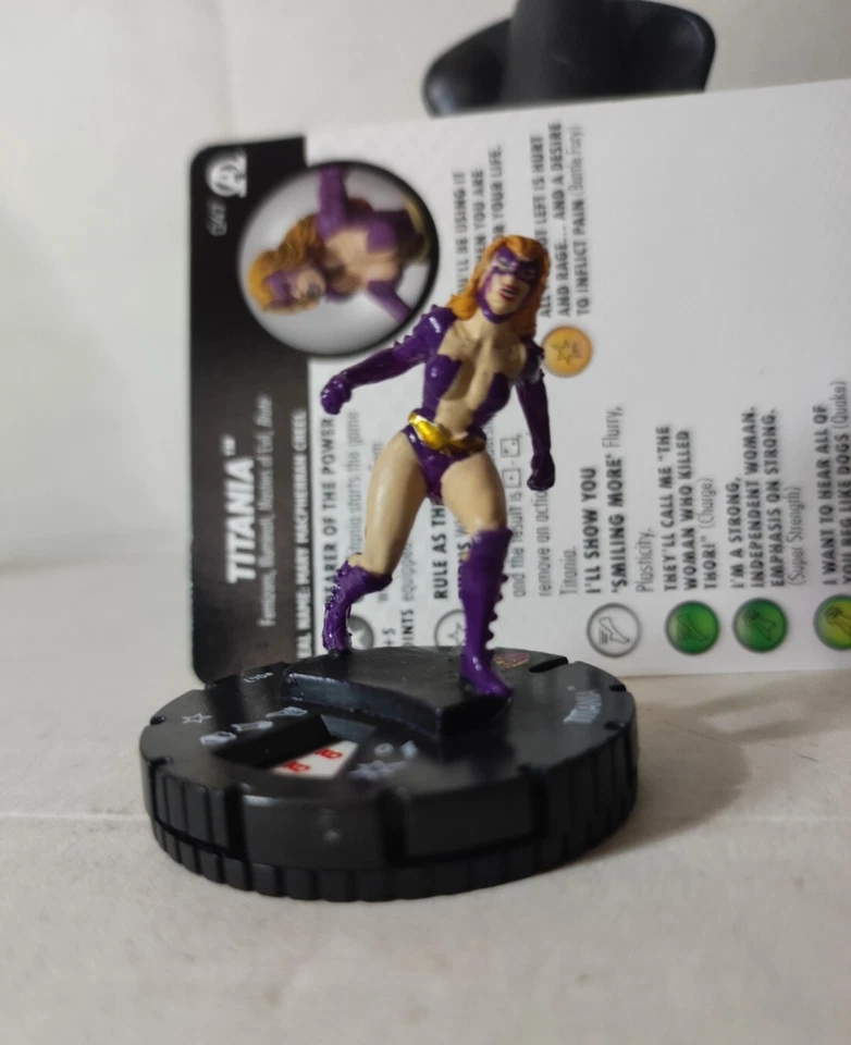 HeroClix Avengers Black Panther and the ILLUMINATI #047  TITANIA  MARVEL  SR - Immagine 1 di 1