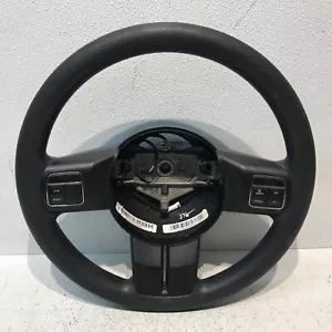 2013 - 2017 Jeep Patriot Leather Steering Wheel Black Cruise Control OEM - Picture 1 of 7