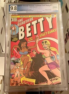 BETTY AND VERONICA SURF PARTY #1! Graded 9.8! INCREDIBLE HULK #181 HOMAGE WOW! - Picture 1 of 9