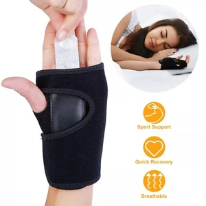 Right/Left Wrist Hand Brace Support Carpal Tunnel Sprain Arthritis Gym Sports - Picture 1 of 8